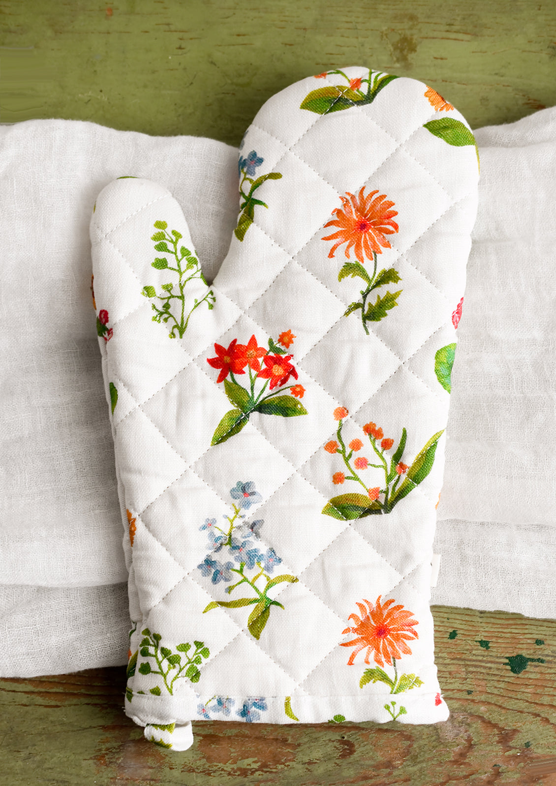 Summer Garden Oven Mitt
