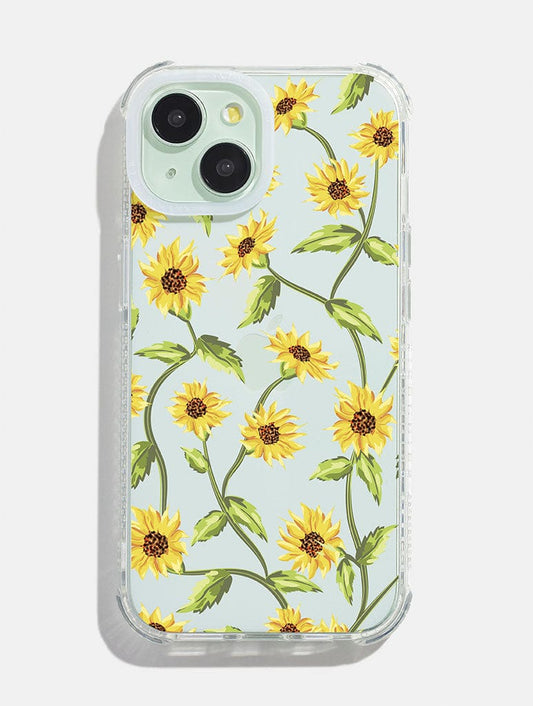 Sunflower Vine Shock iPhone Case