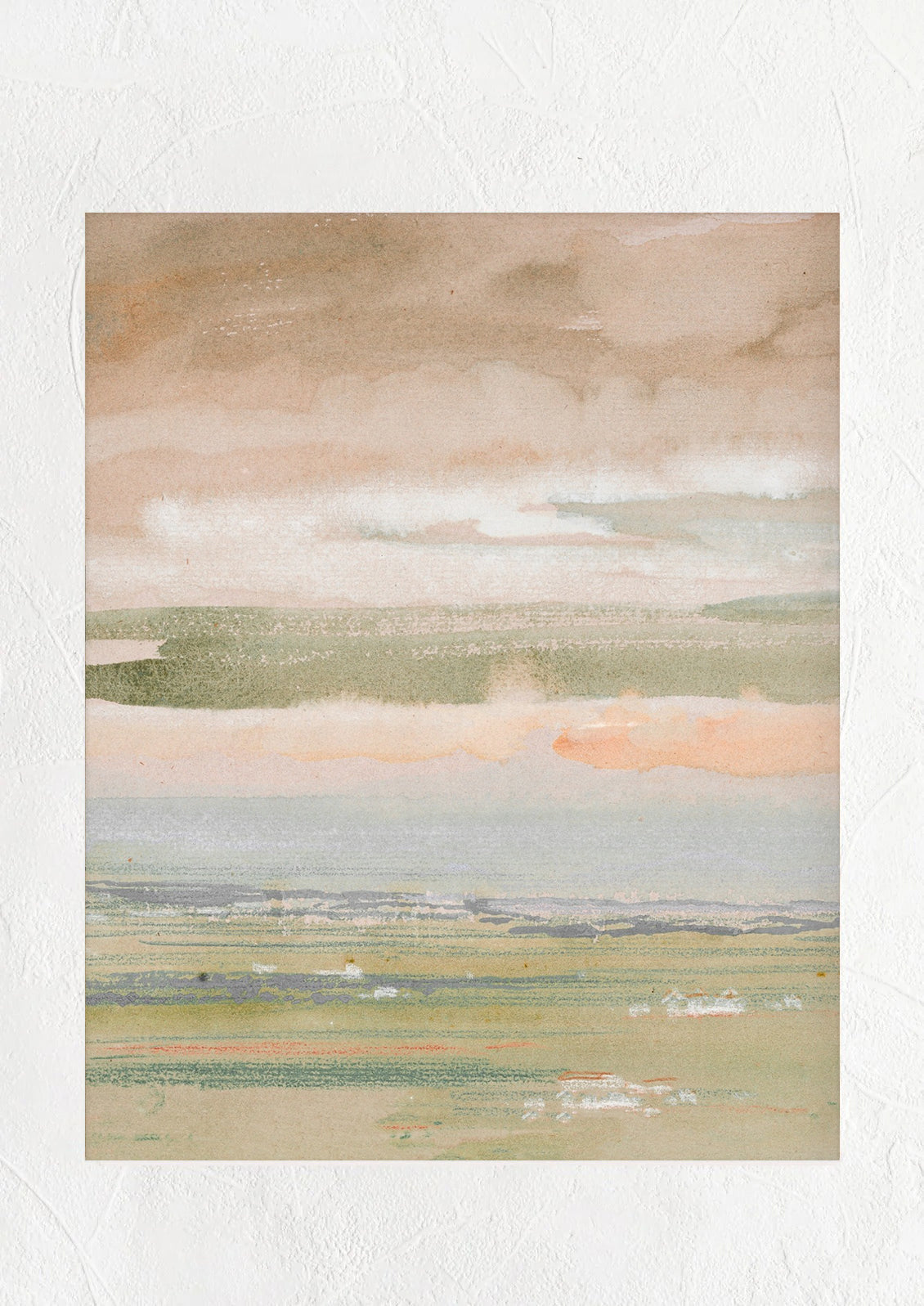 Sunset Over The Countryside Print