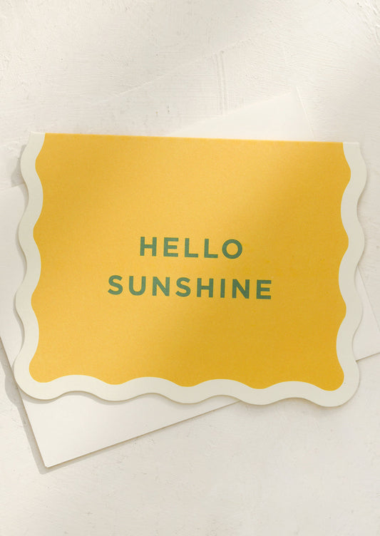 Wavy Hello Sunshine Card