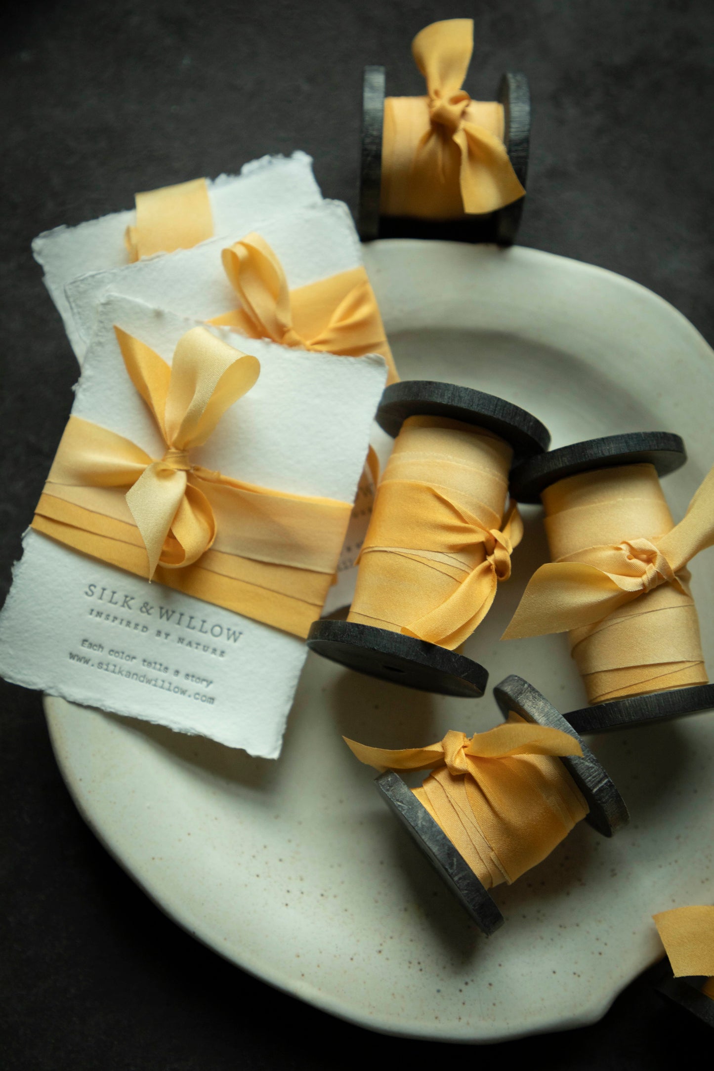 Sunshine Gold Silk Ribbon