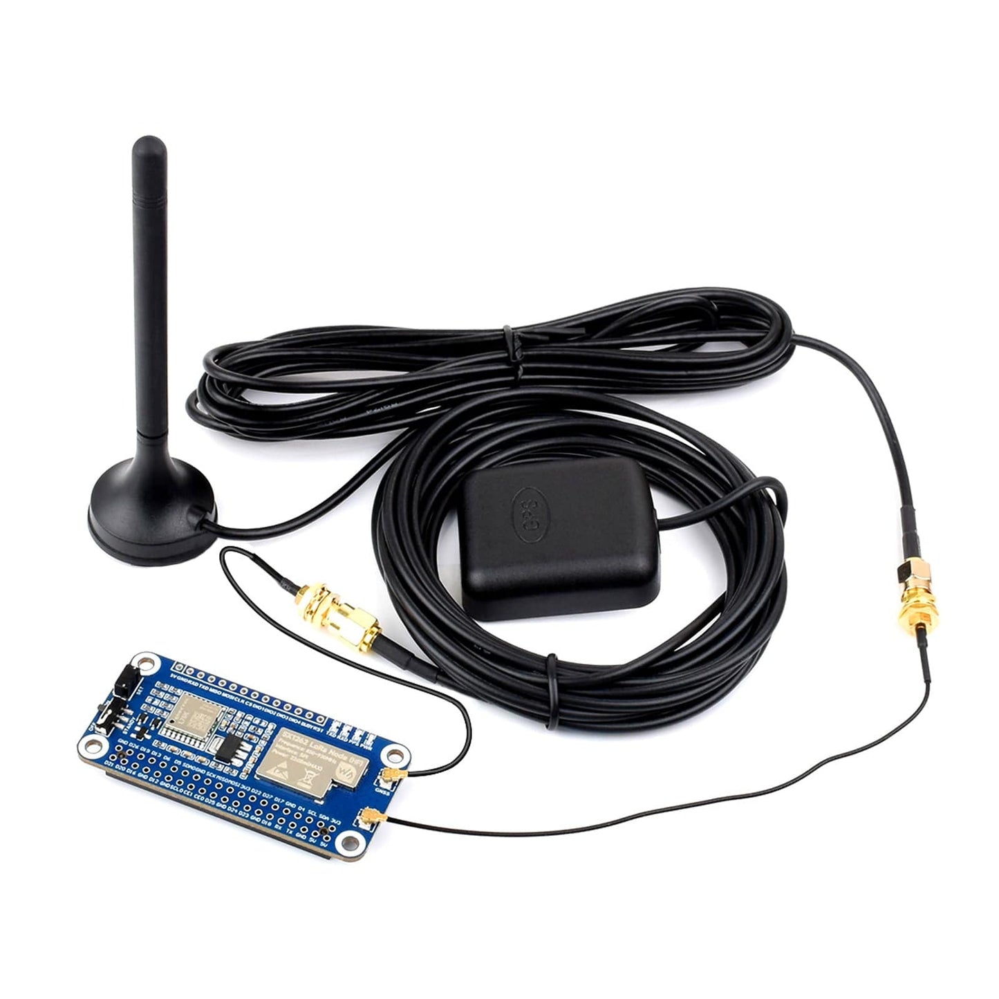 SX1262 LoRaWAN Node Module Expansion Board for Raspberry Pi (850~930MHz HF with GNSS)