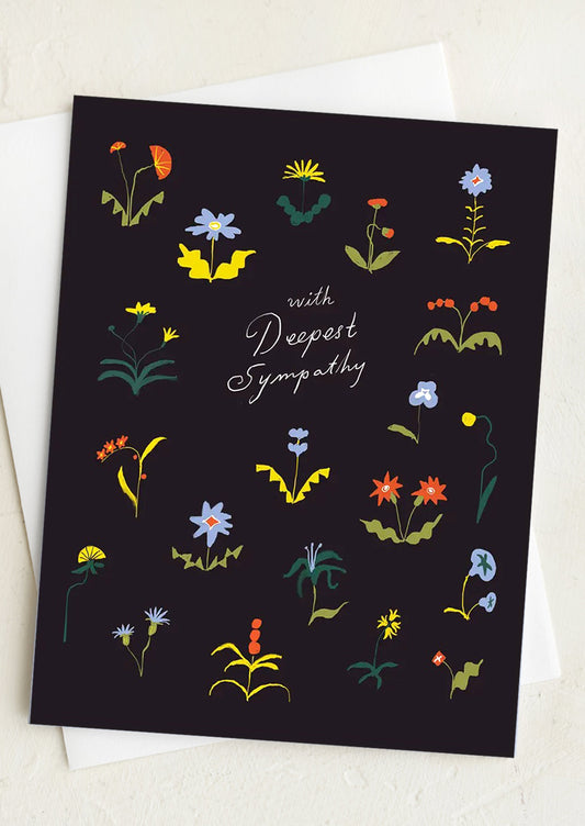Floral Deepest Sympathy Card