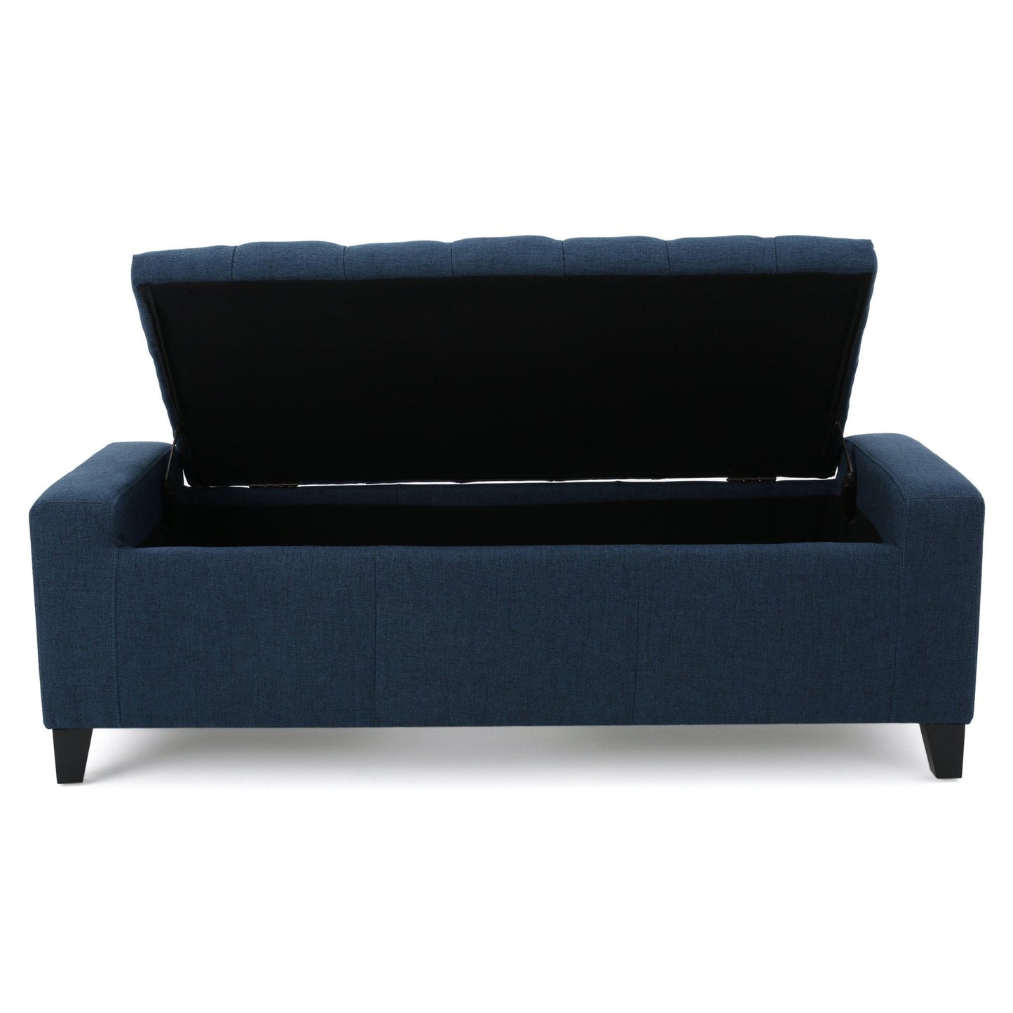 Synchronize Upholstered Storage Bench with Button Tufted Diamond Stitch