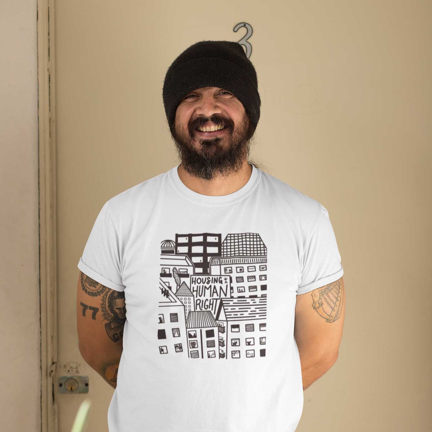Housing Is A Human Right Unisex Tee
