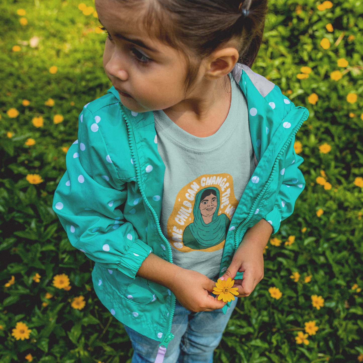 Malala Onesie + Kids Tee