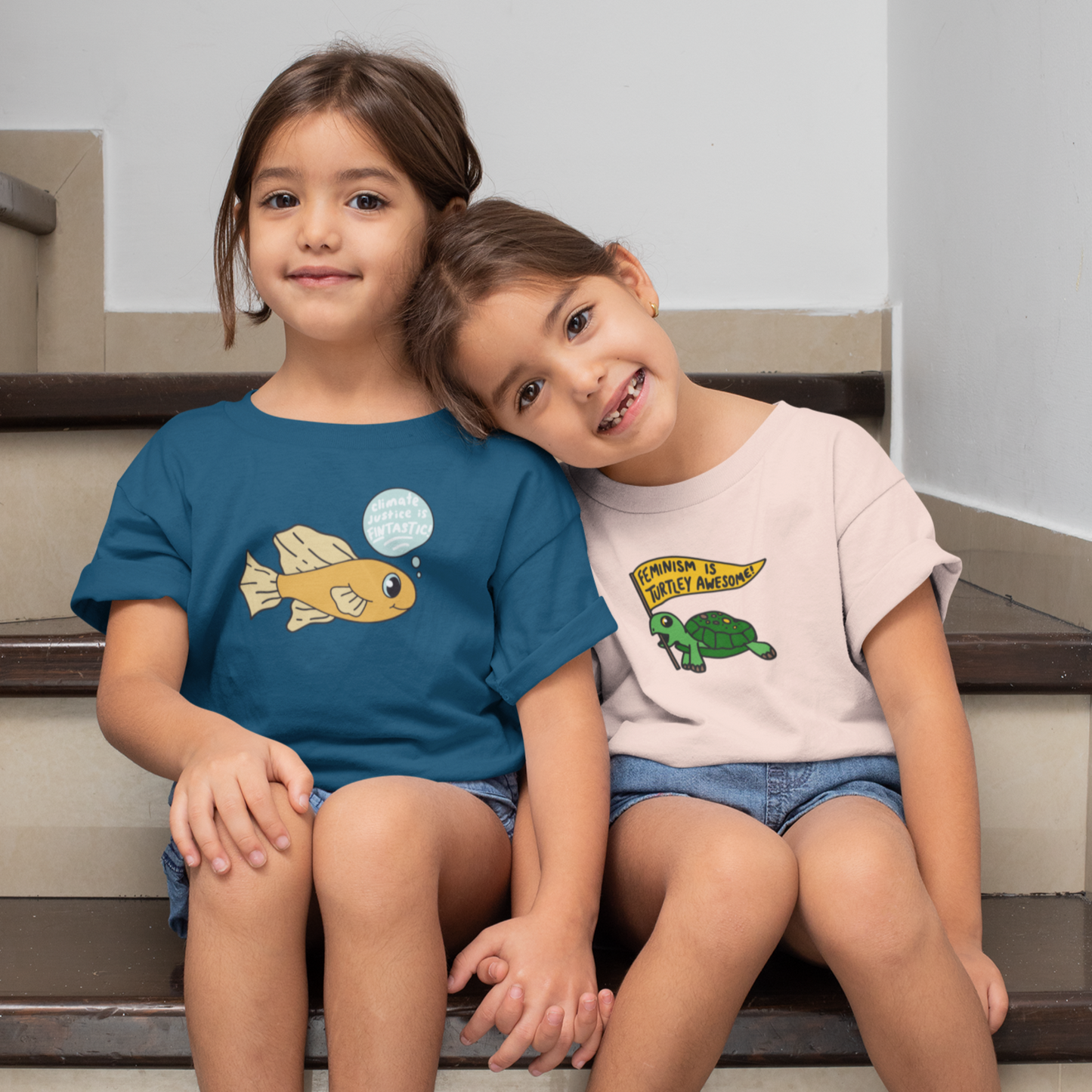 Feminism Is Turtley Awesome Onesie + Kids Tee