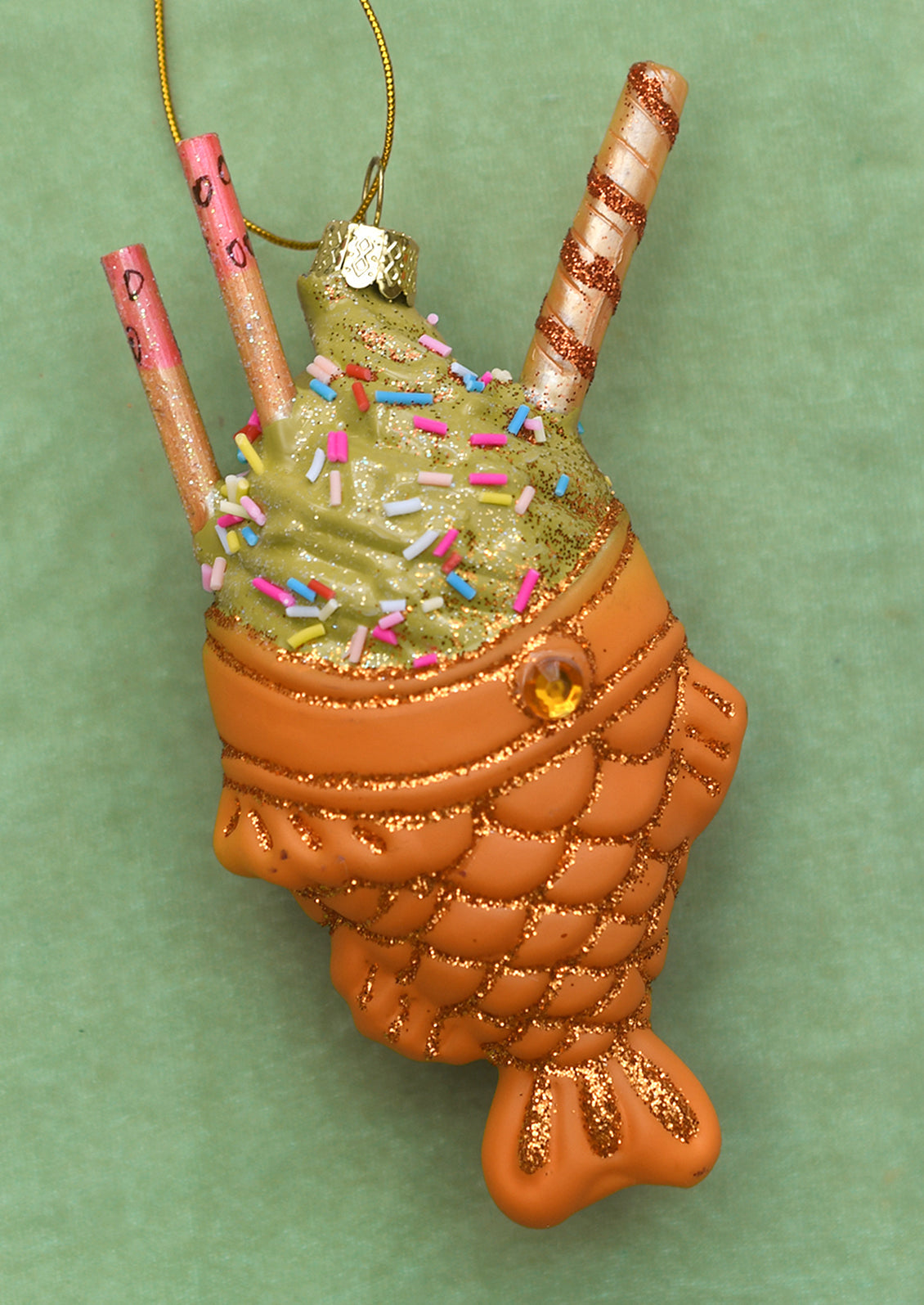 Taiyaki Ice Cream Ornament
