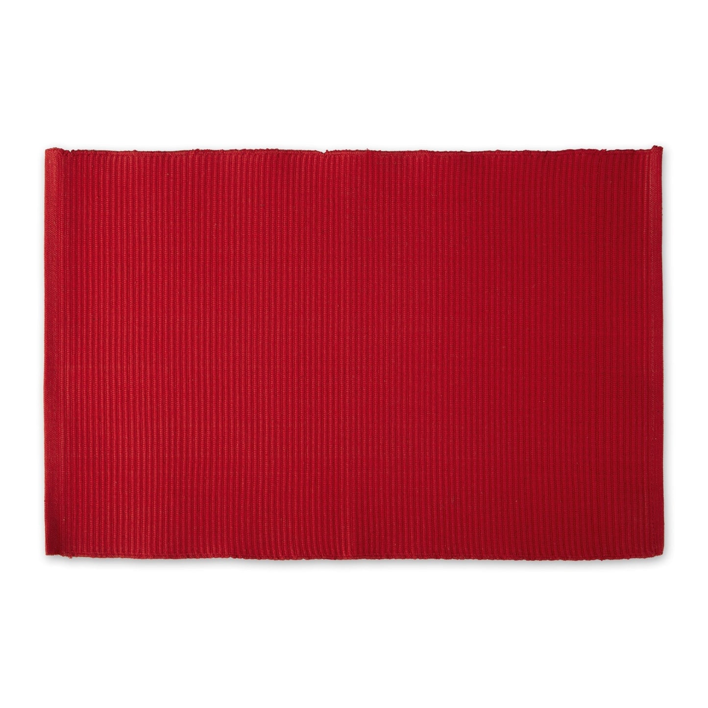 Tango Red Ribbed Placemats, Set Of 6