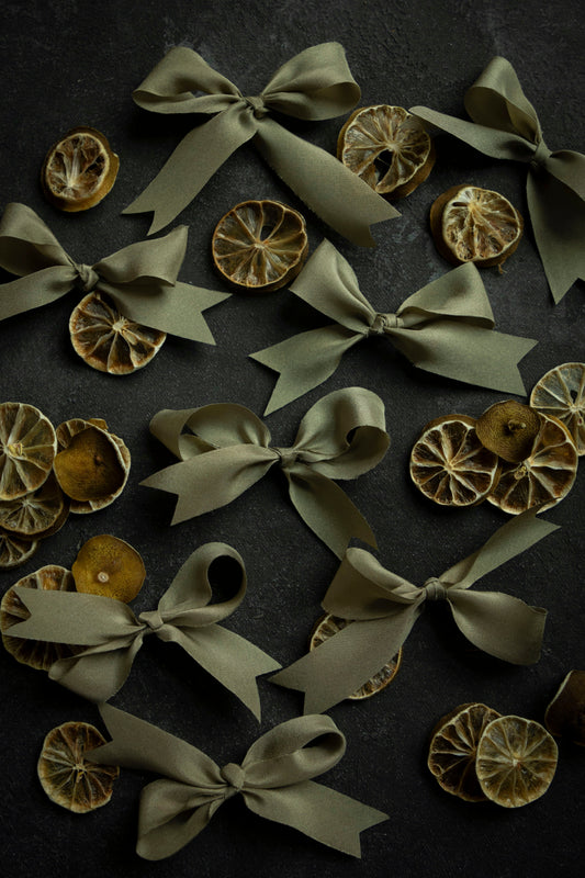 Tansy Green Silk Ribbon