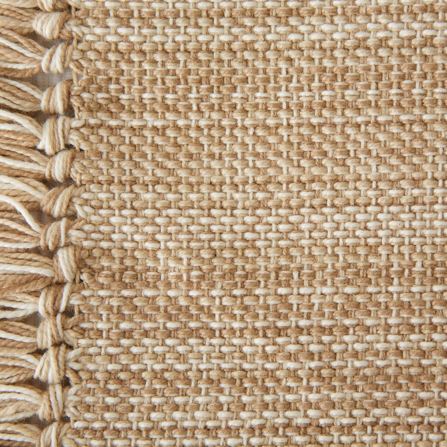 Taupe Variegated Fringe Placemats, Set Of 6
