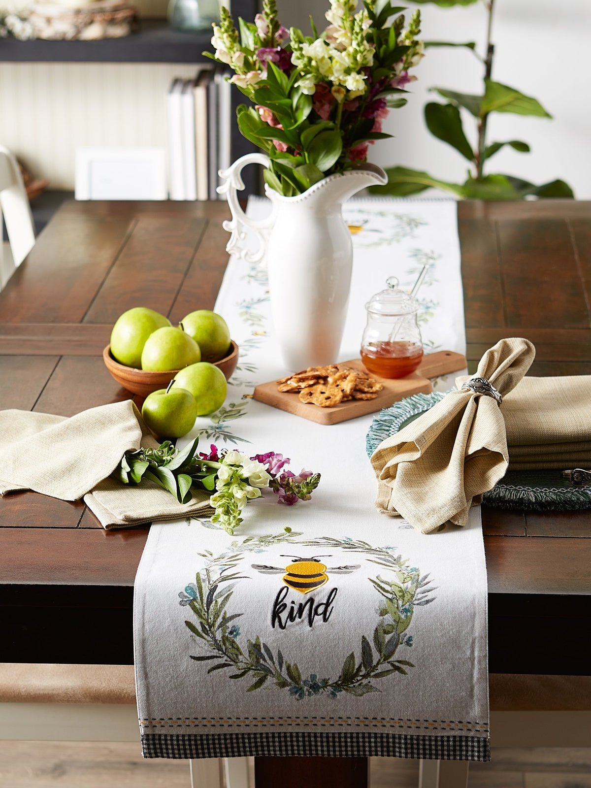 Taupe Variegated Napkins, Set Of 6