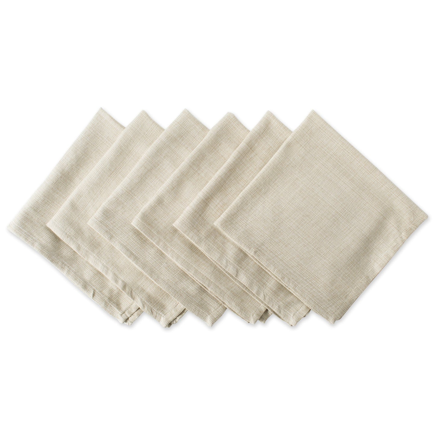 Taupe Variegated Napkins, Set Of 6