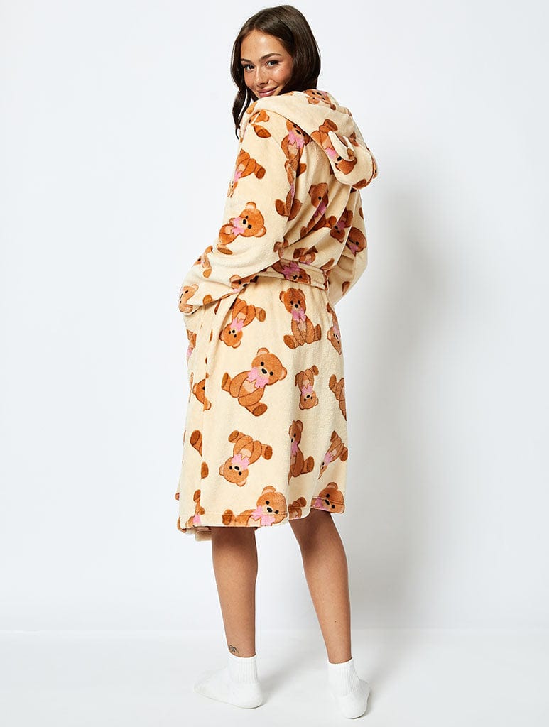 Teddy Bear Bow Dressing Gown