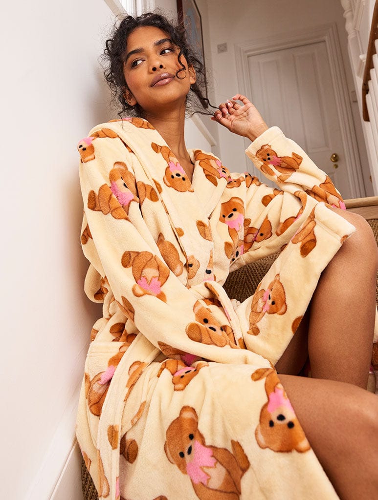 Teddy Bear Bow Dressing Gown