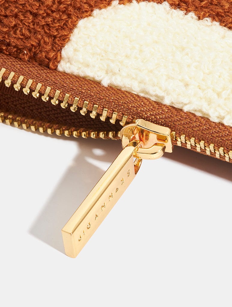 Teddy Wave Fuzzy Laptop Case