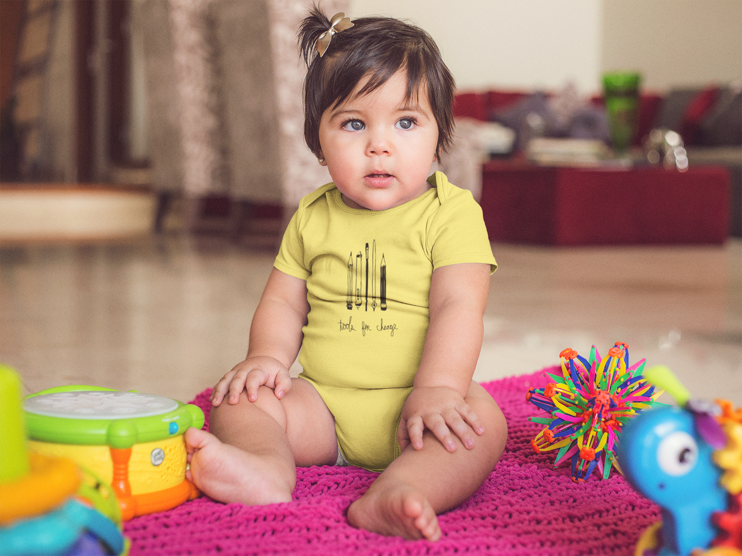 Tools For Change Onesie + Kids Tee