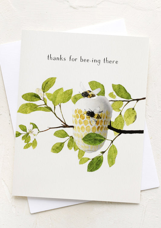 Thanks For Bee-ing There Card