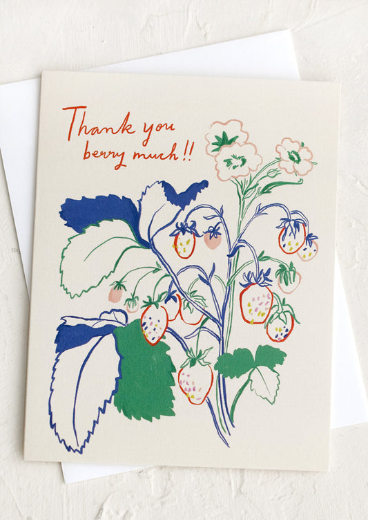 Thank You Berry Much Card