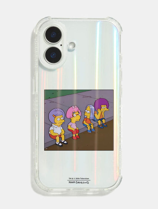 The Simpsons Bart On The Road Shock iPhone Case