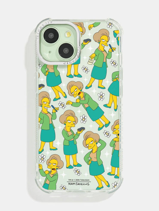 The Simpsons Edna Krabappel Shock iPhone Case