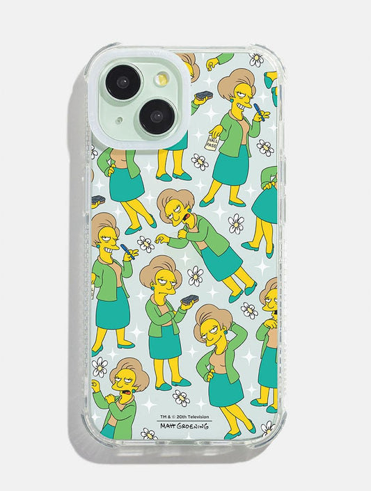 The Simpsons Edna Krabappel Shock iPhone Case