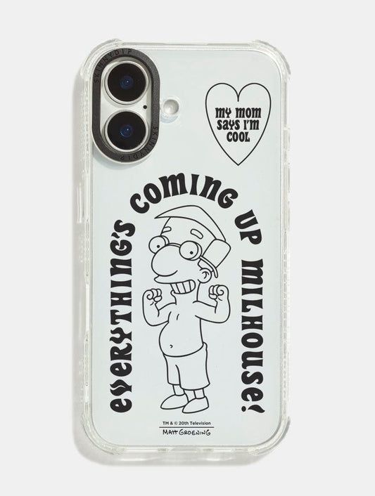 The Simpsons Everything's Coming Up Milhouse Shock iPhone Case