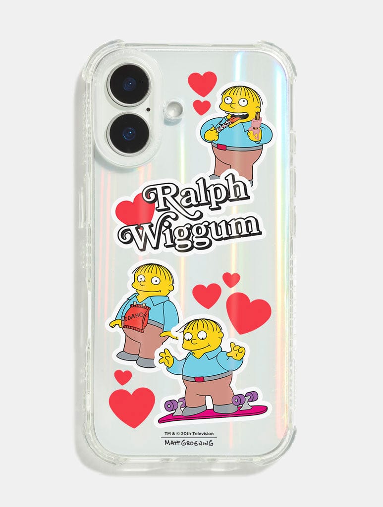 The Simpsons Ralph Sticker Shock iPhone Case