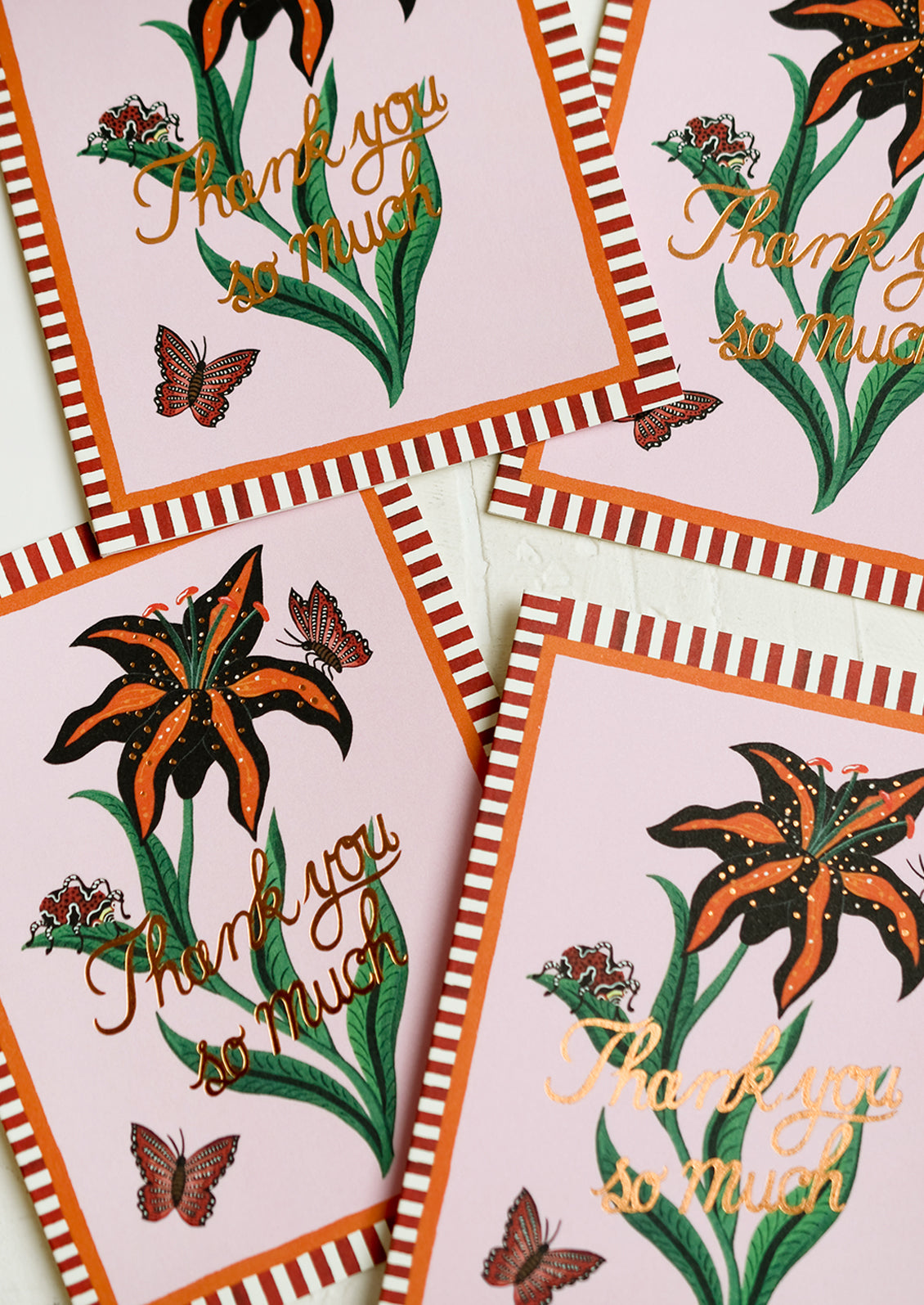 Tiger Lily Thank You Card