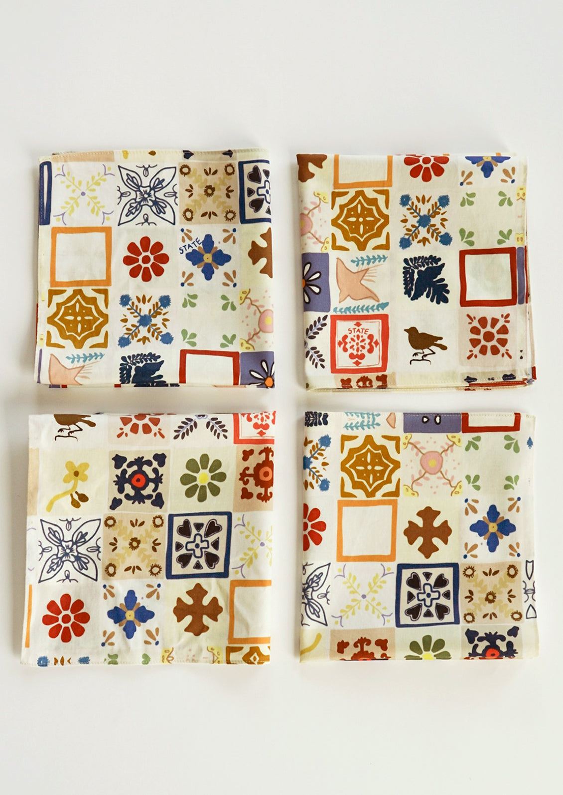 Tile Napkin Set