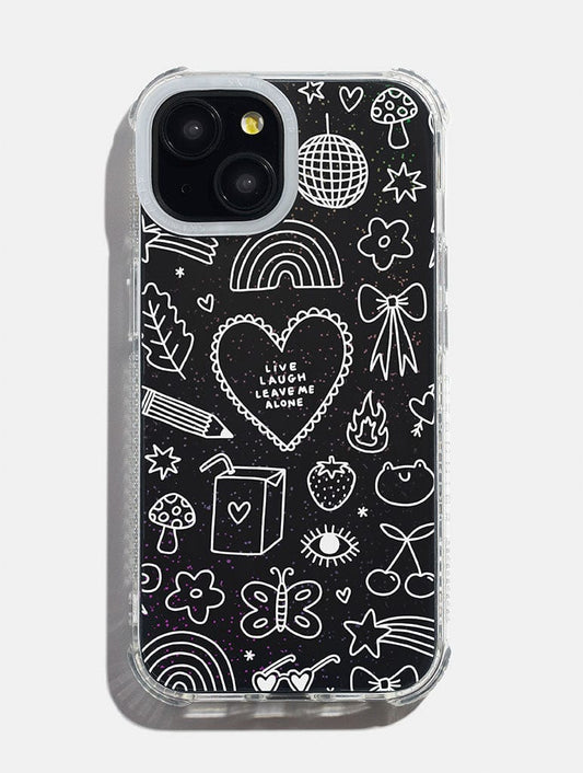 Tillie Rose Studio x Skinnydip Live Laugh Doodle Shock iPhone Case