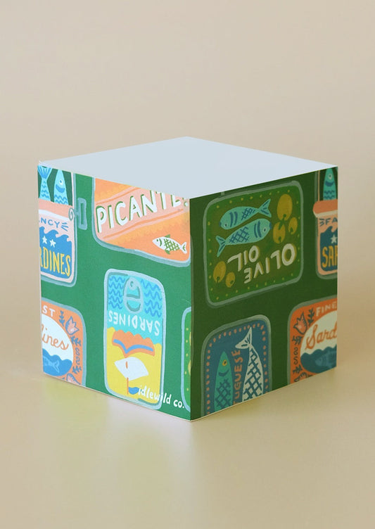 Tinned Fish Sticky Notes