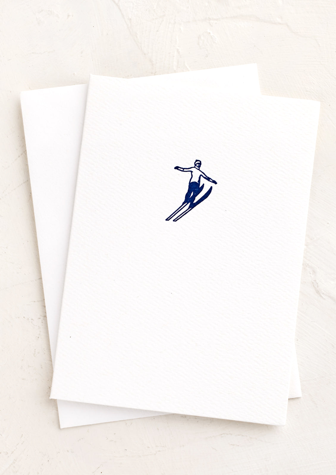 Skier Blank Card