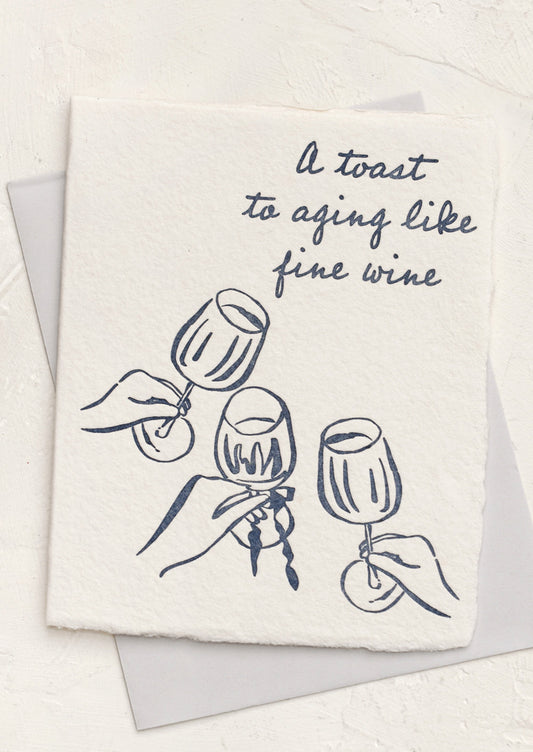 Fine Wine Birthday Card