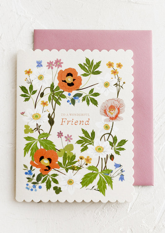 To A Wonderful Friend Card