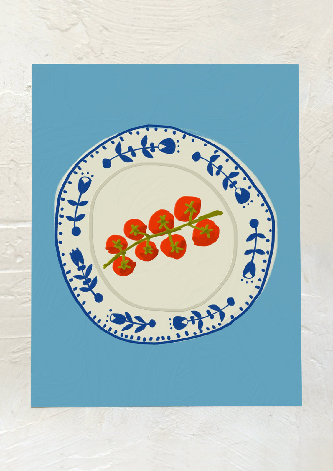 Tomatoes On A Plate Print