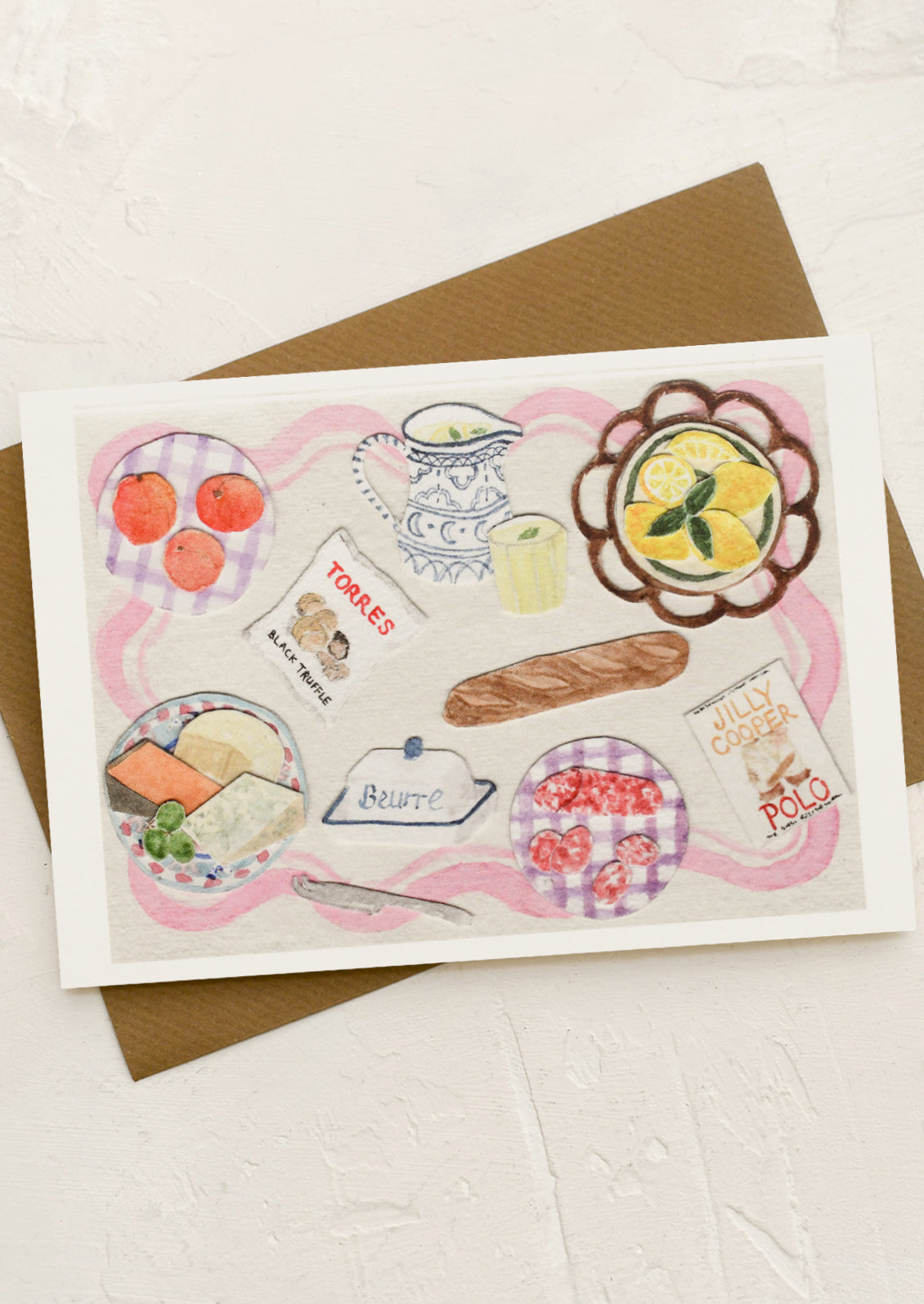 Picnic Scene Blank Card