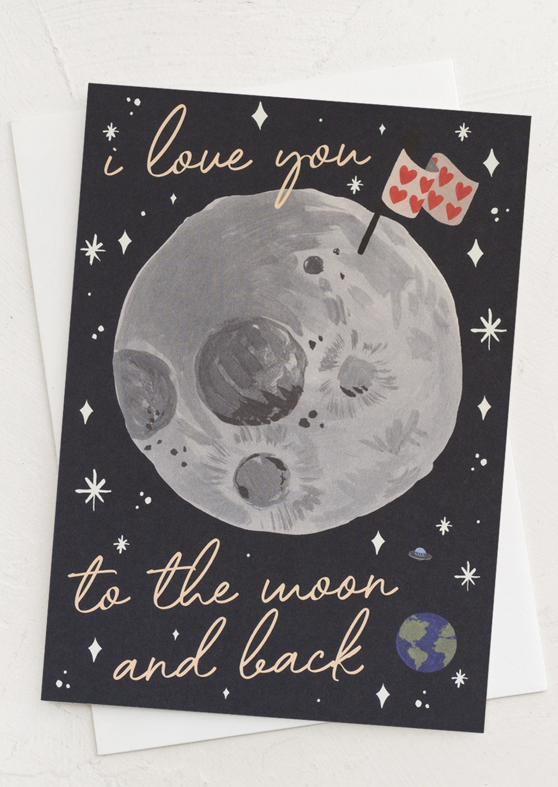 Love You To The Moon & Back Card