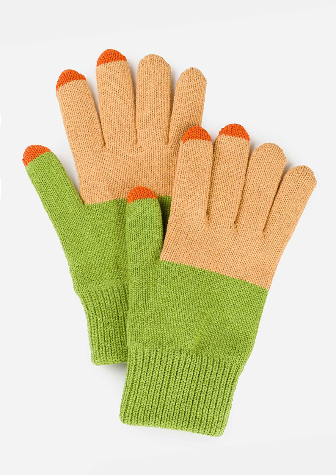 Colorblock Touch Gloves