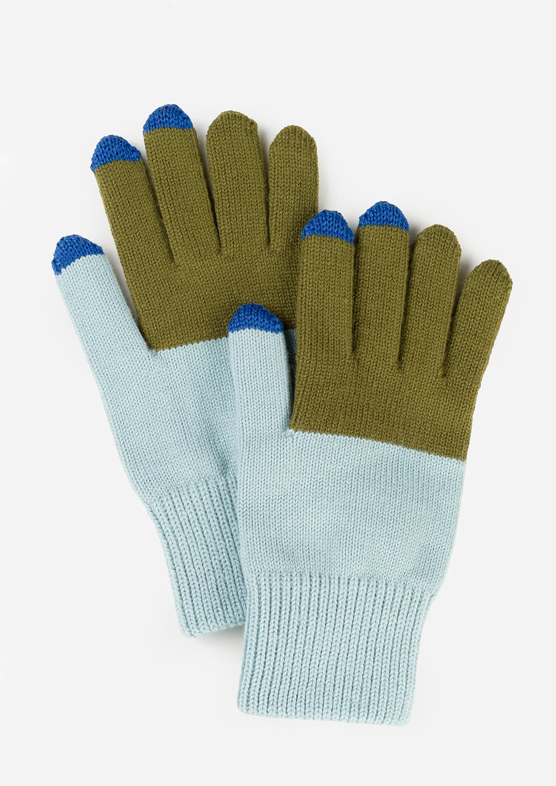 Colorblock Touch Gloves