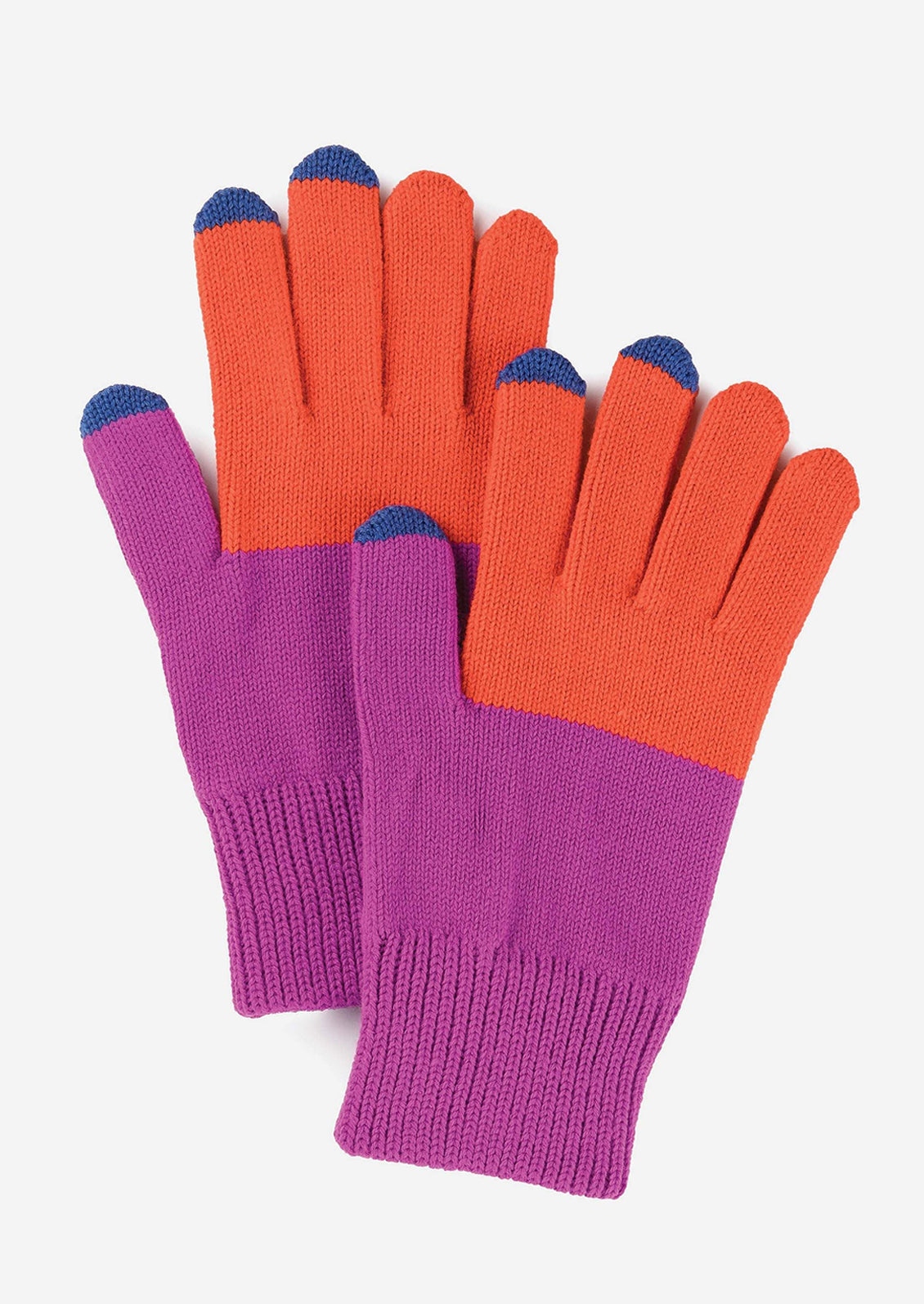 Colorblock Touch Gloves