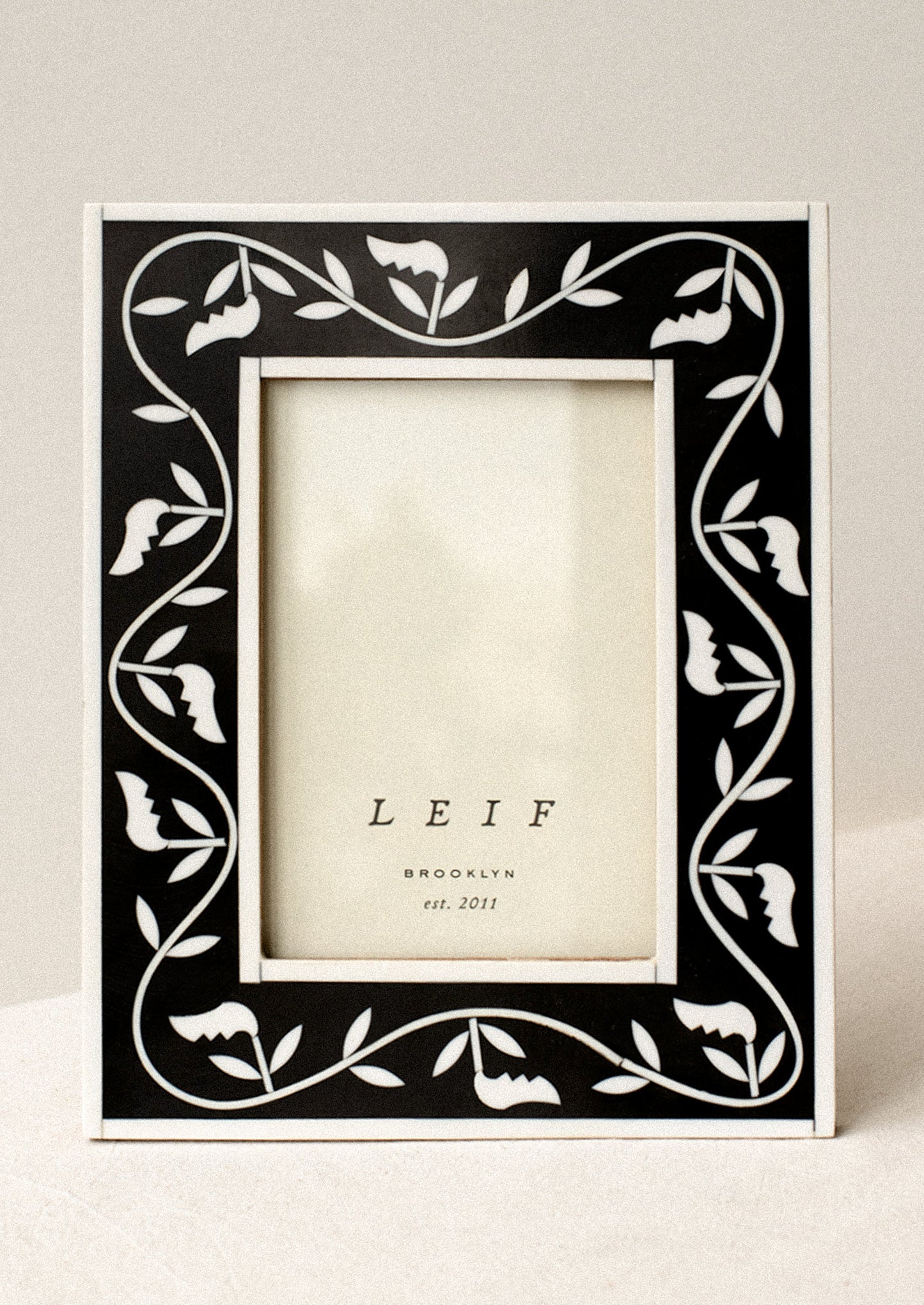 Botanical Inlay Picture Frame