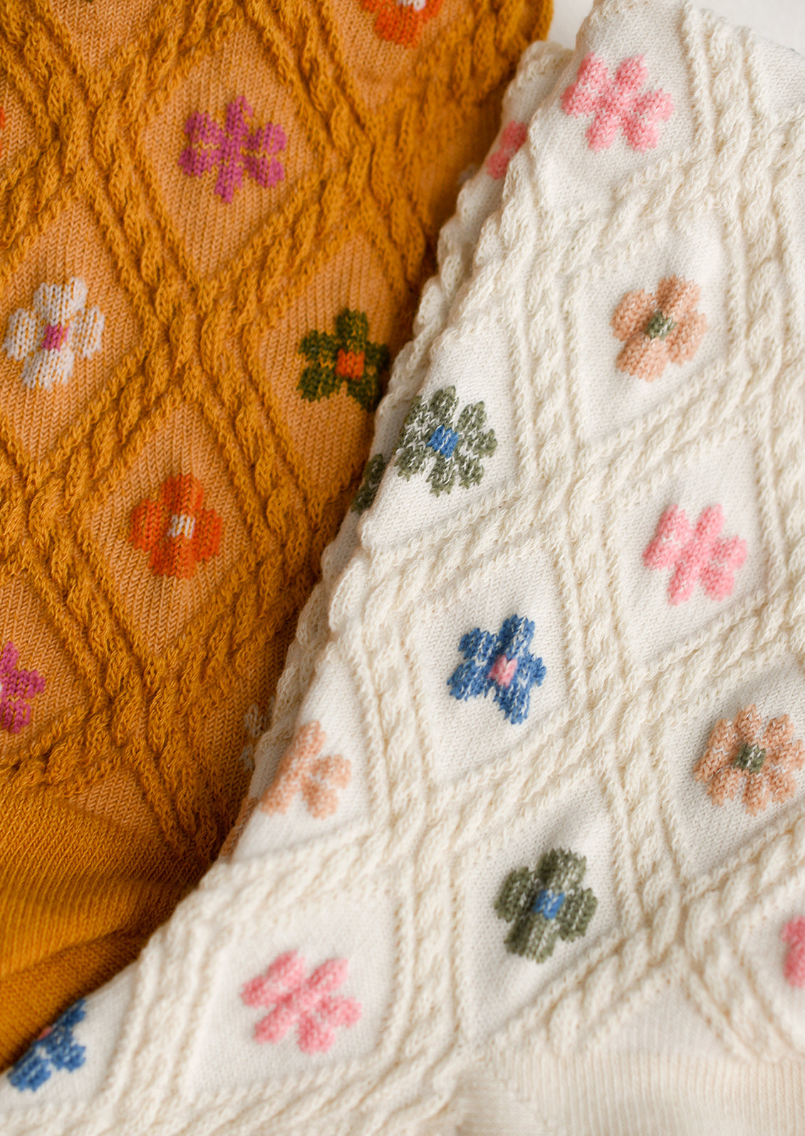 Floral Trellis Socks