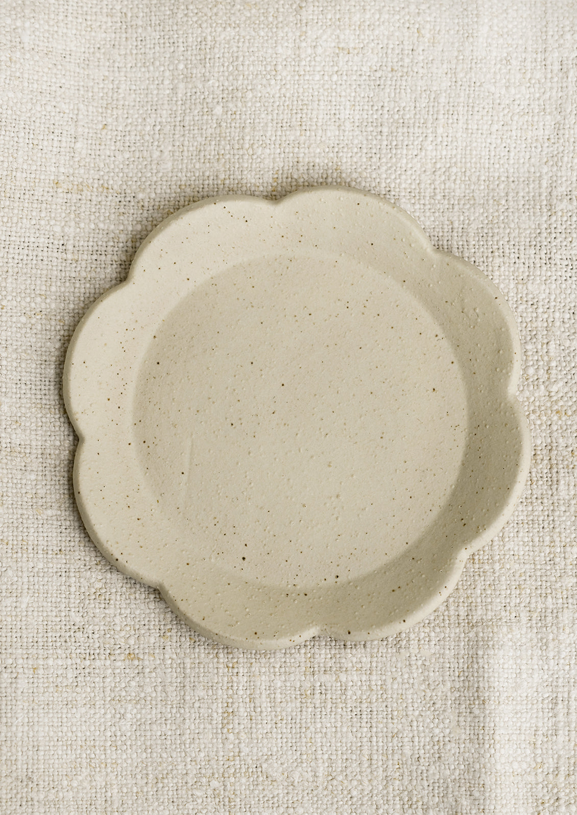 Scalloped Ceramic Trinket Dish