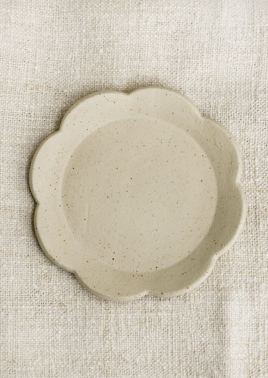 Scalloped Ceramic Trinket Dish