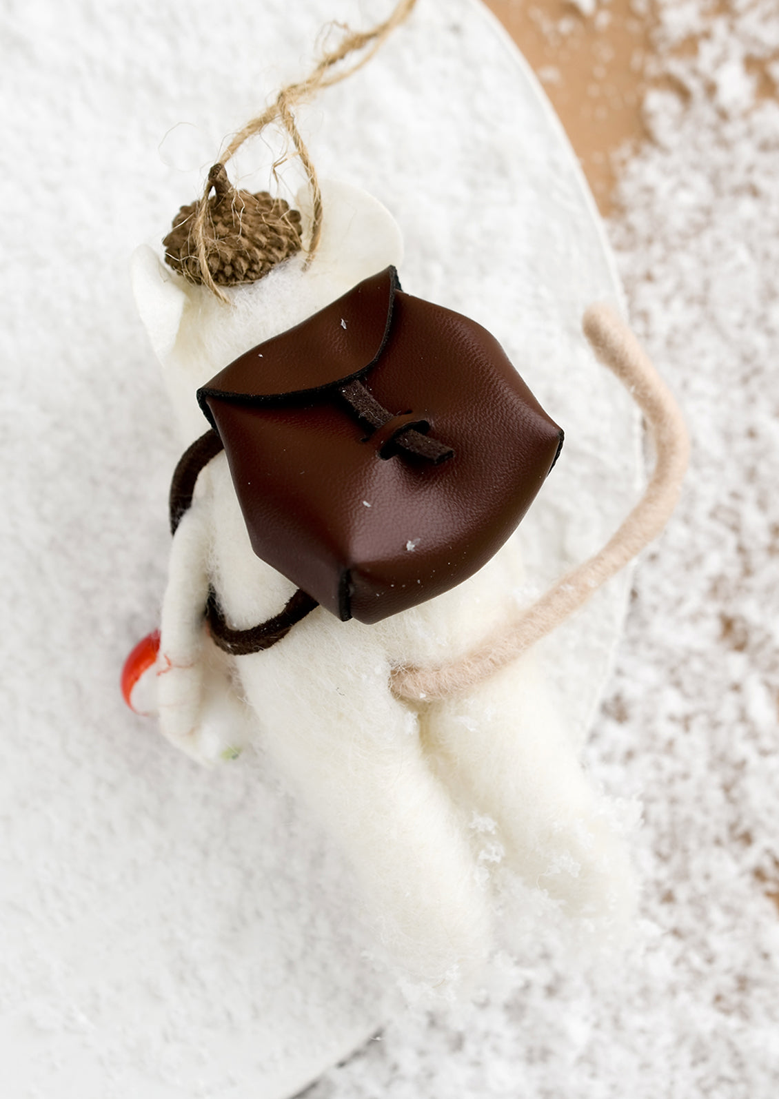 Truffle Hunter Mouse Ornament