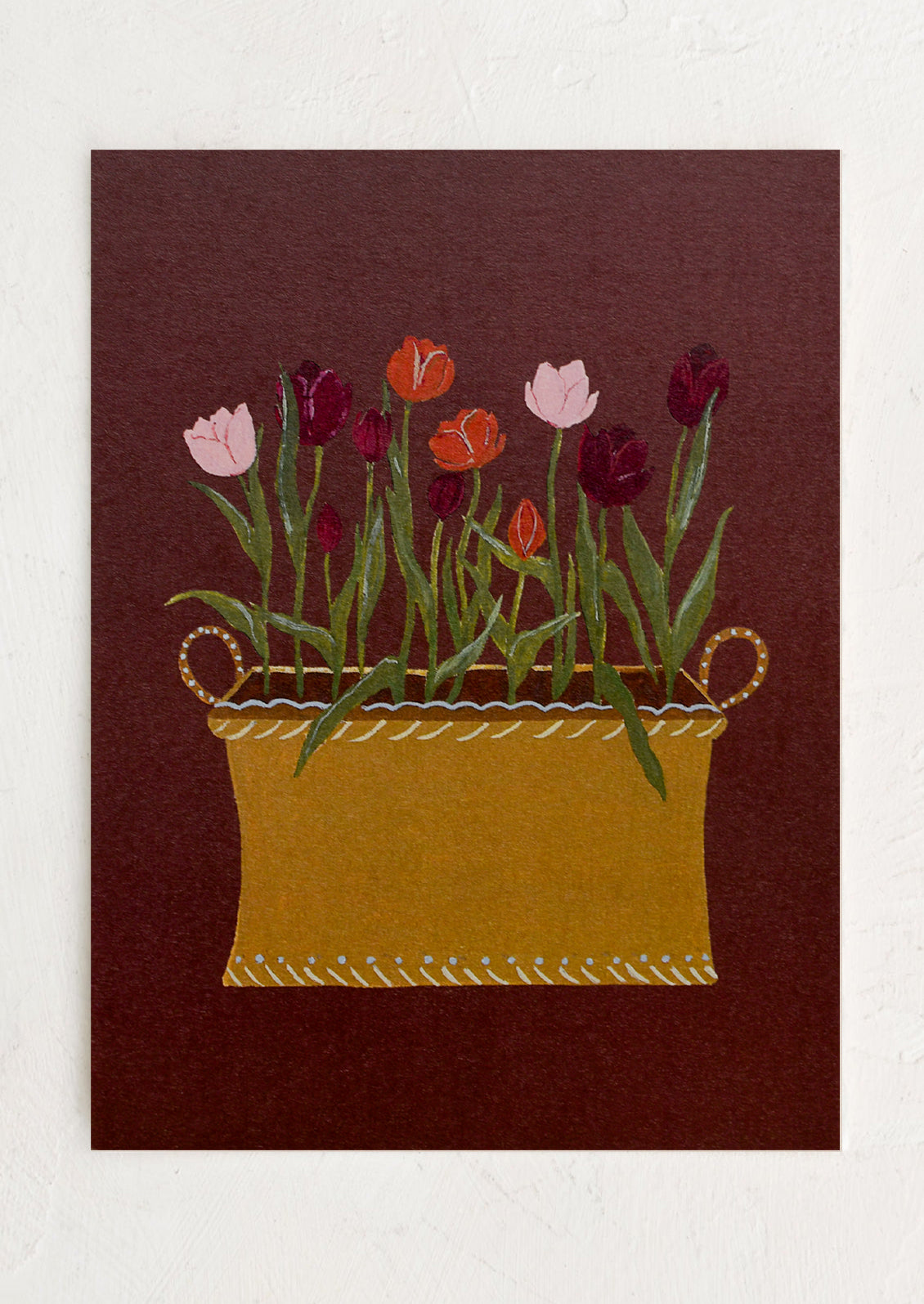 Tulips in Planter Print
