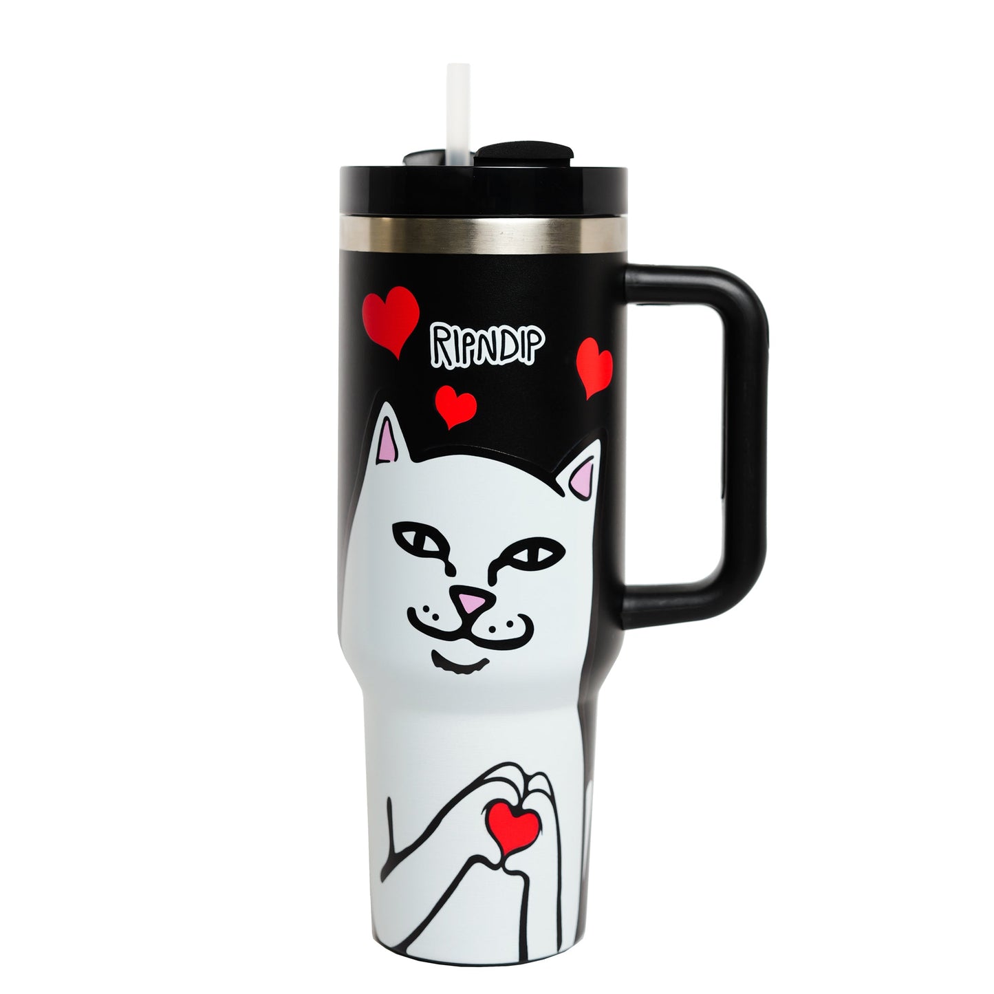 Nermal Loves Tumbler (Black)