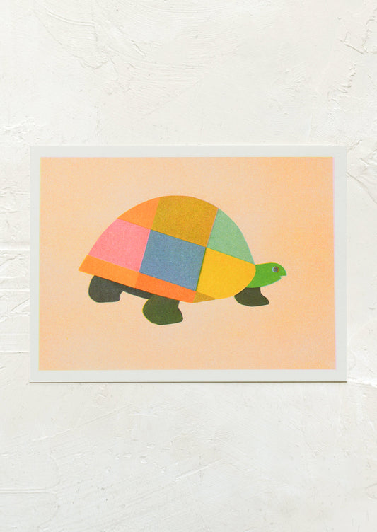 Patchwork Tortoise Print