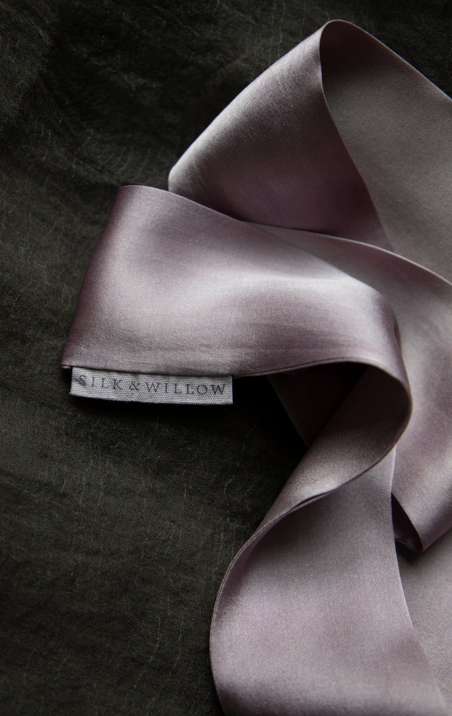 Plant Dyed Silk Twilly / Blush + Hellebore
